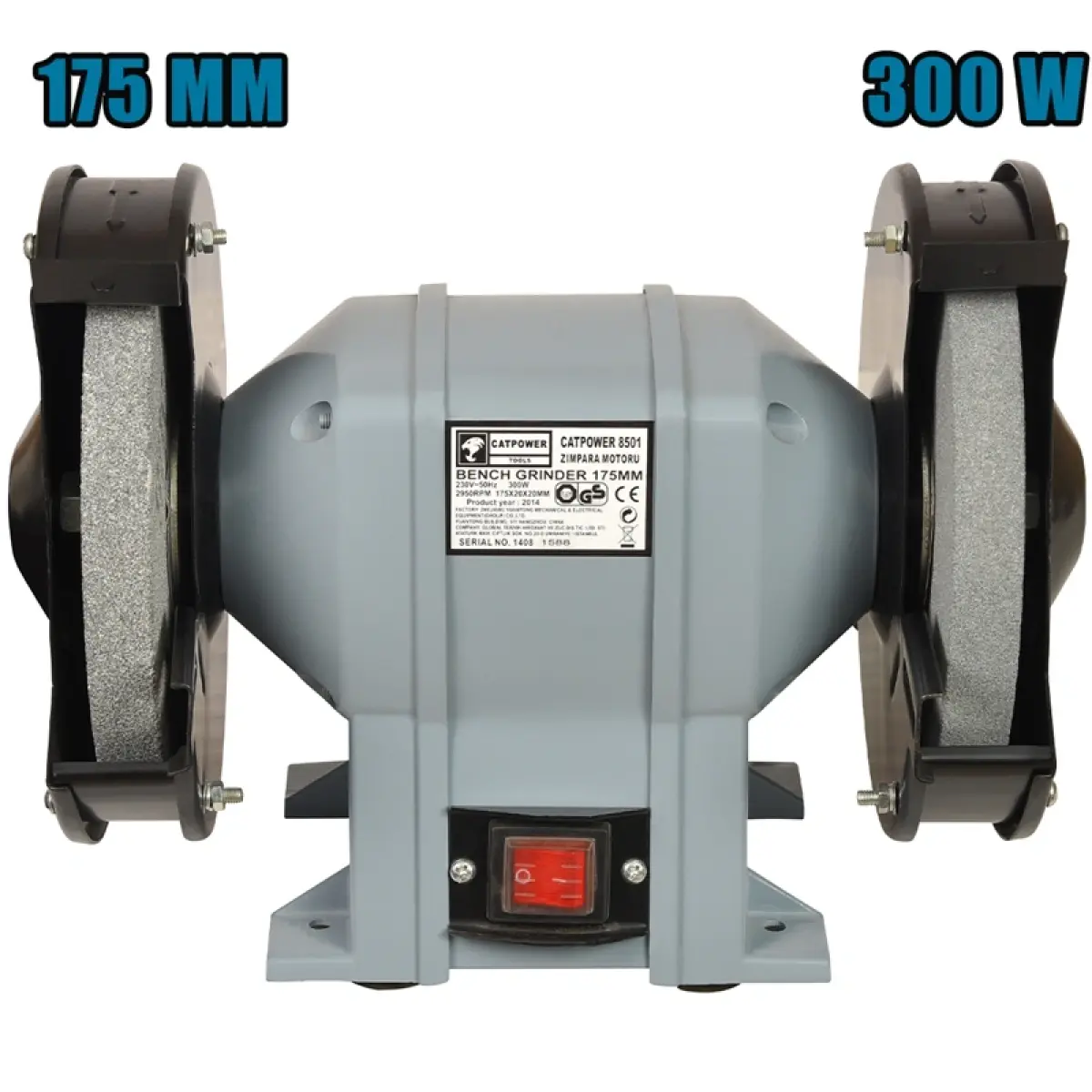 Catpower 8501 Taşlama ve Zımpara Motoru 175 mm 300W