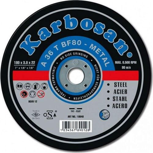 KARBOSAN 180X3,0 KESME TAŞI 