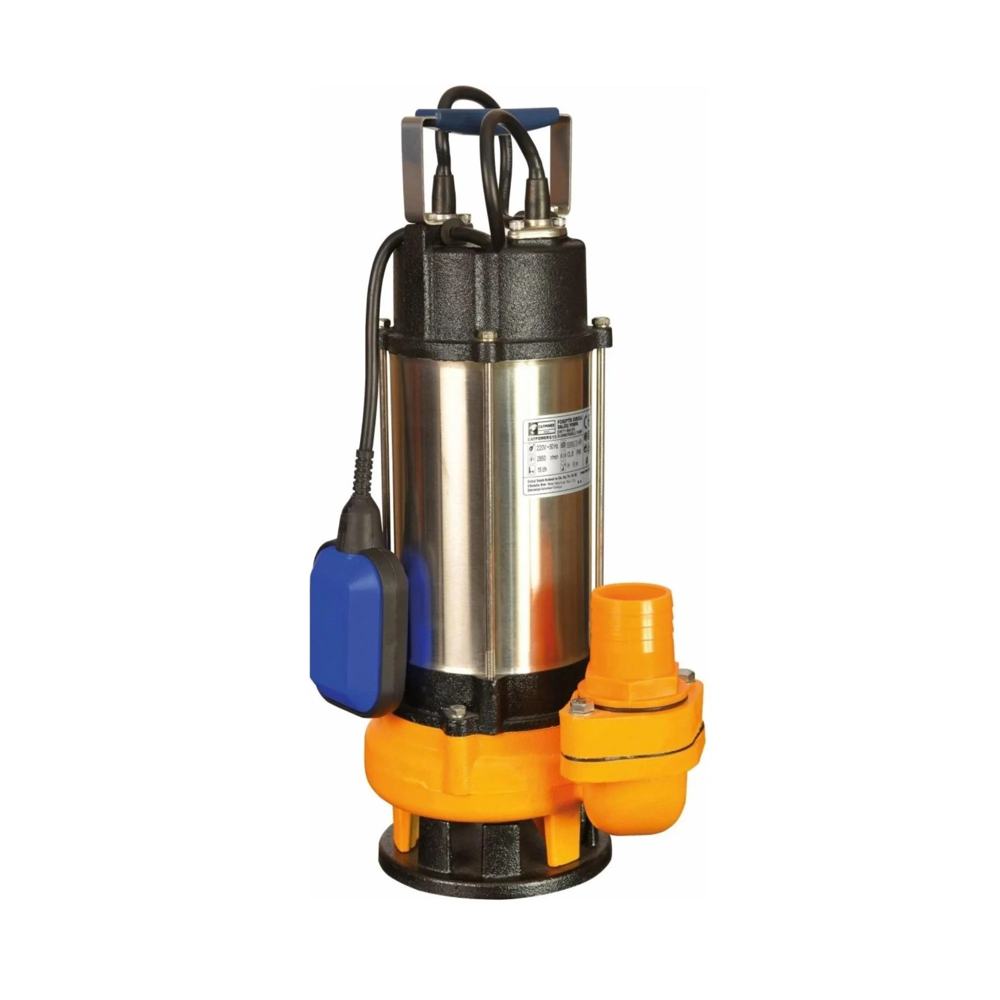 Catpower Dalgıç Pompa Foseptik Parçalayıcı Cat615