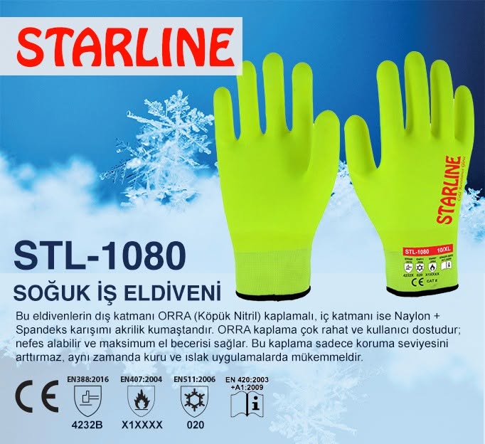 STL-1080 STARLİNE SOĞUK ELDİVEN