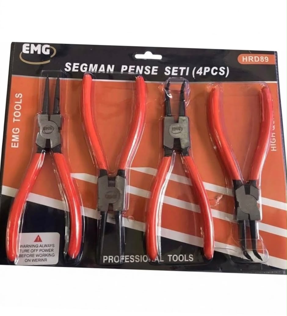 EMG HRD89 NO:7 4'LÜ SEGMAN PENSE SETİ